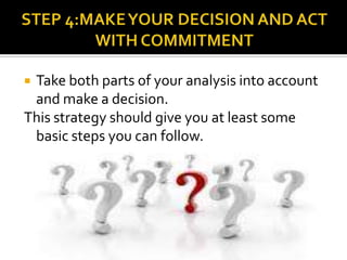 Steps in resolving ethical dilemmas | PPTX