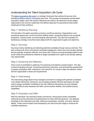 Steps in the Talent Acquisition Process_ Navigating the Talent ...