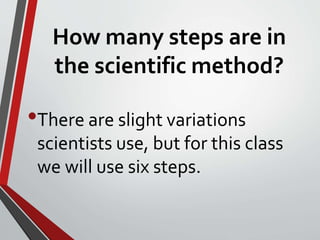 Steps of the Scientific Method PowerPoint Notes.pptx