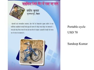 Portable cycle USD 70  Sandeep Kumar 