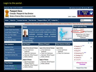 Login to the portal.
 