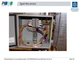 Spot the errors

Practical steps to a successful project, The PROFIBUS Group Seminars, Dr Xiu Ji

Slide 39

 