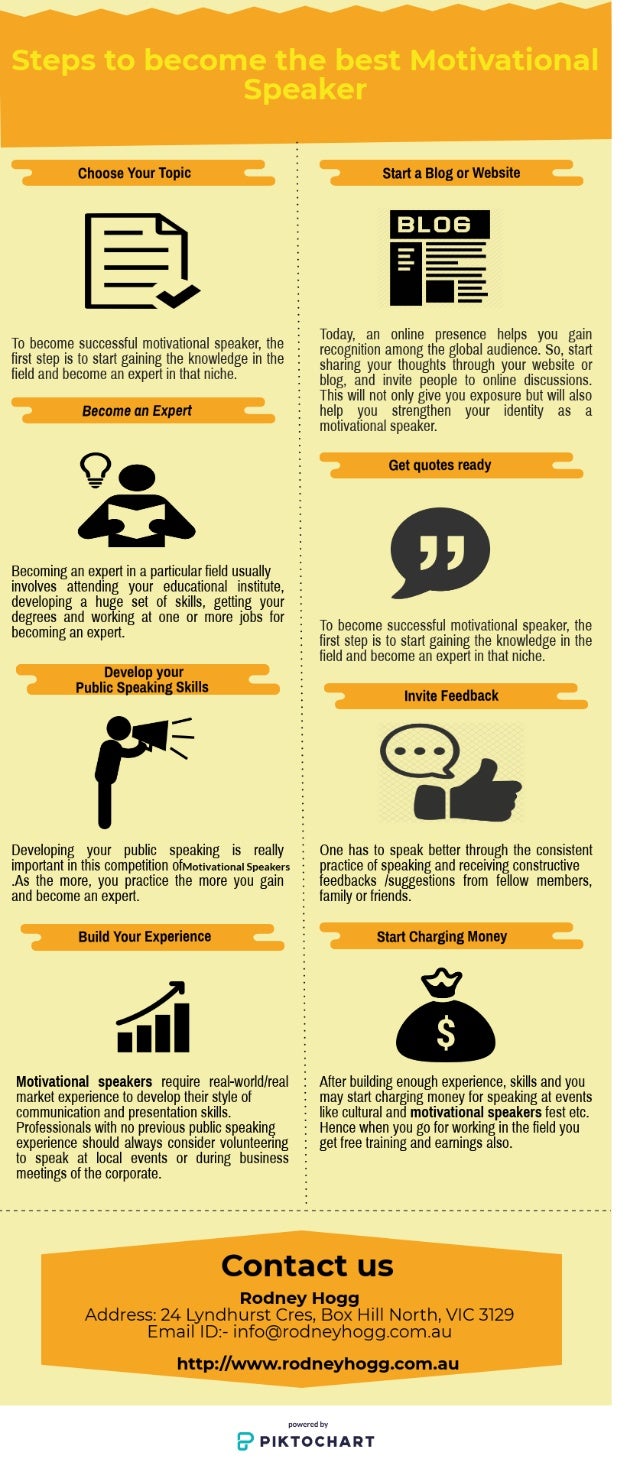 how to become a great motivational speaker