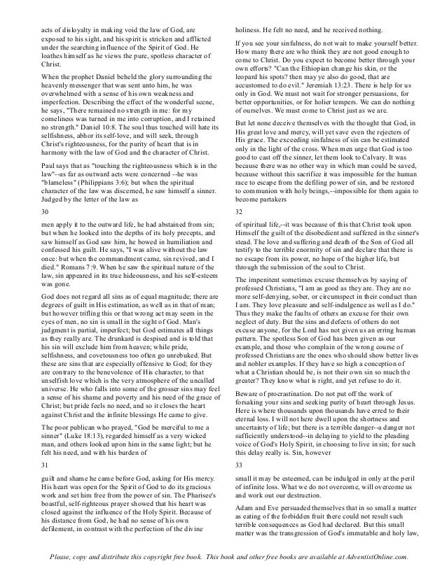 Steps To Christ - 