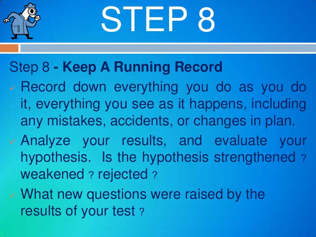 8 steps of research process picture