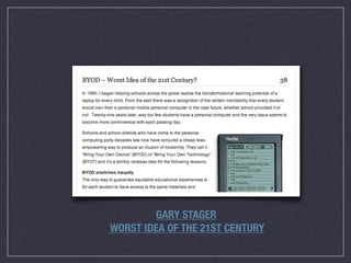 GARY STAGER
WORST IDEA OF THE 21ST CENTURY
 