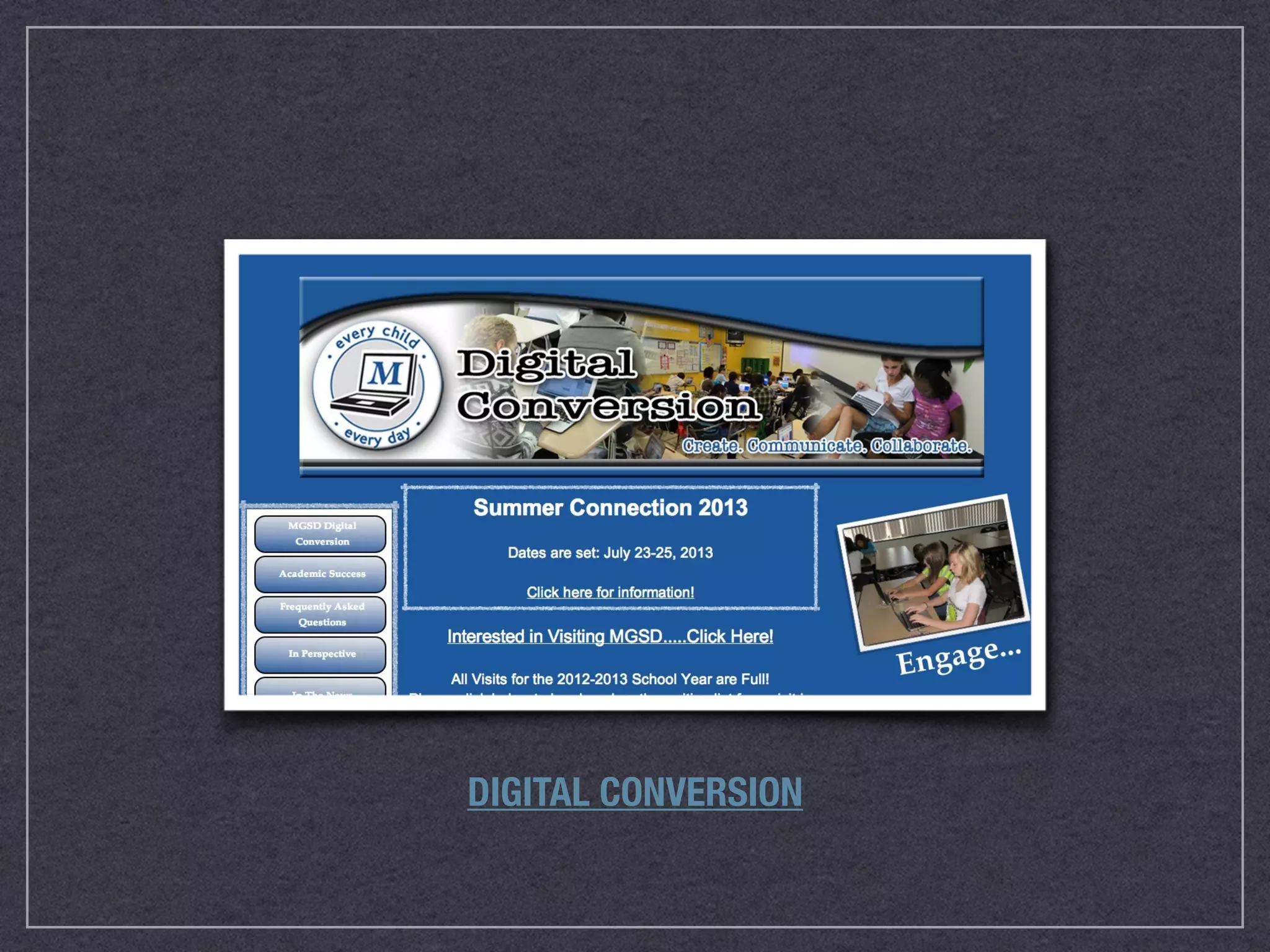 DIGITAL CONVERSION
 