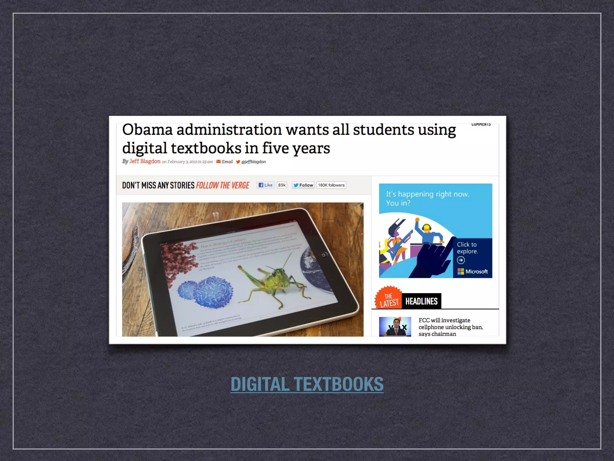 DIGITAL TEXTBOOKS
 