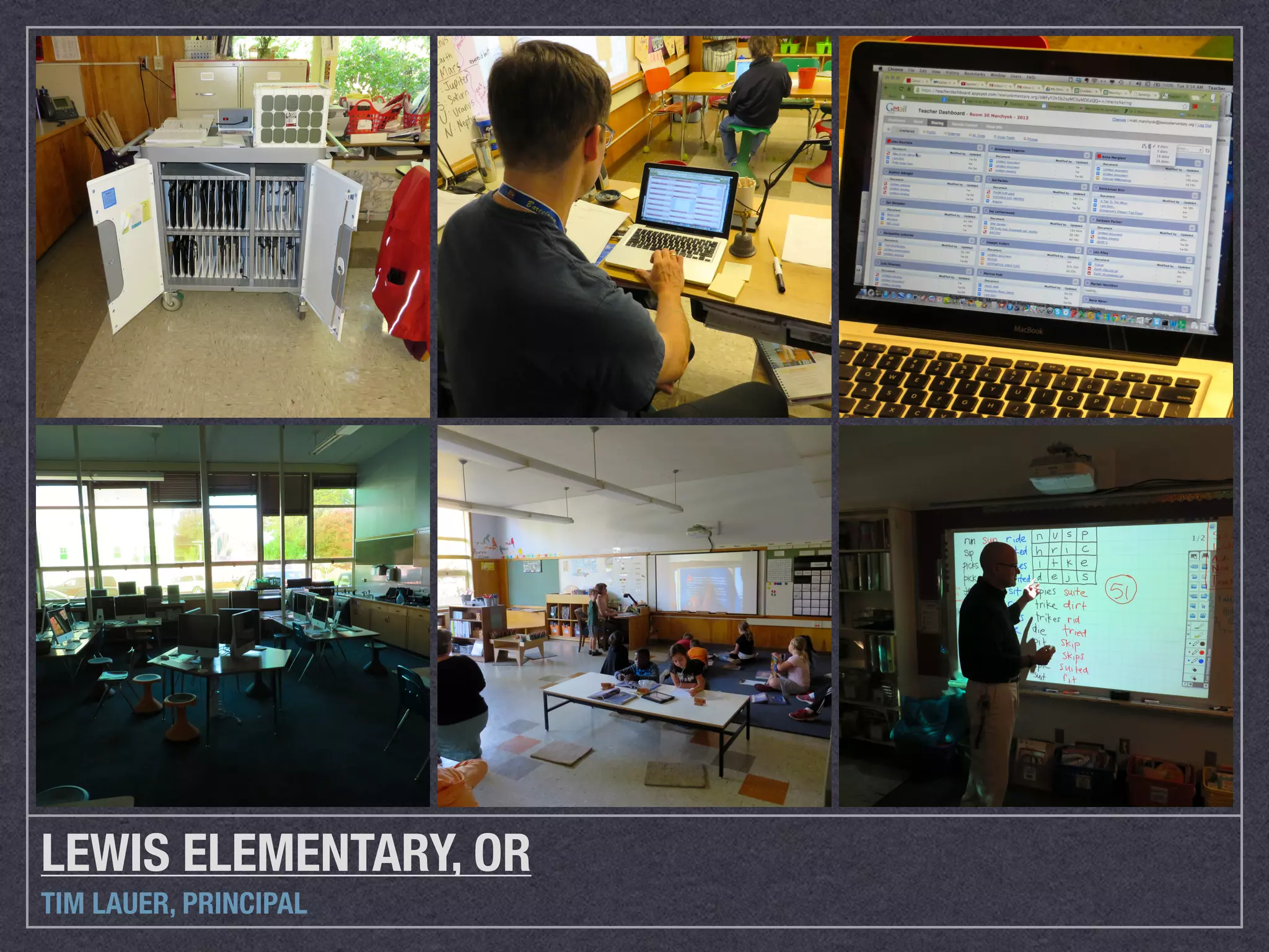 LEWIS ELEMENTARY, OR
TIM LAUER, PRINCIPAL
 