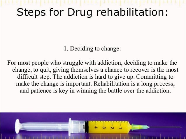 Steps to drug addiction