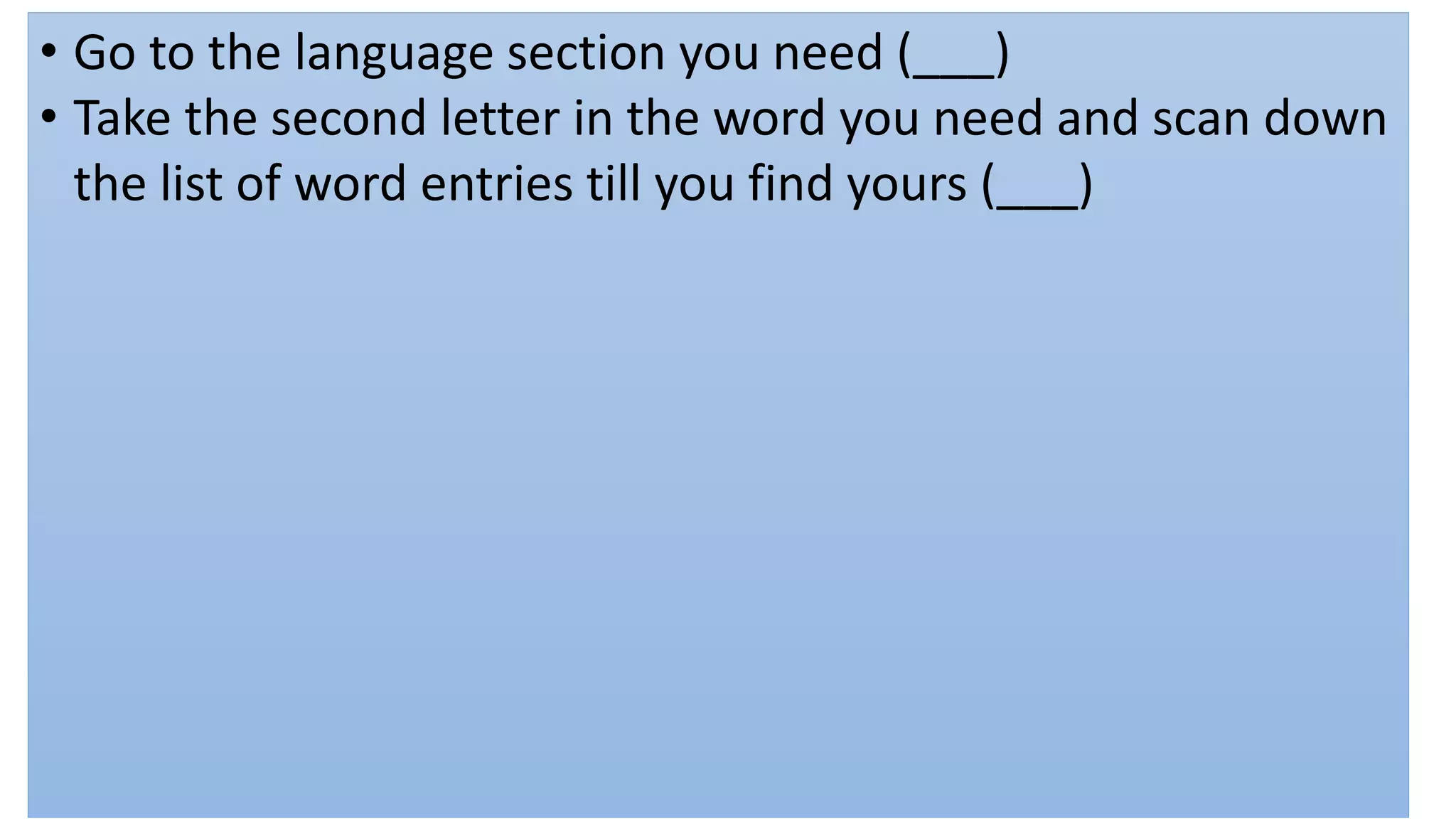 STEPS TO USE A DICTIONARY.pptx