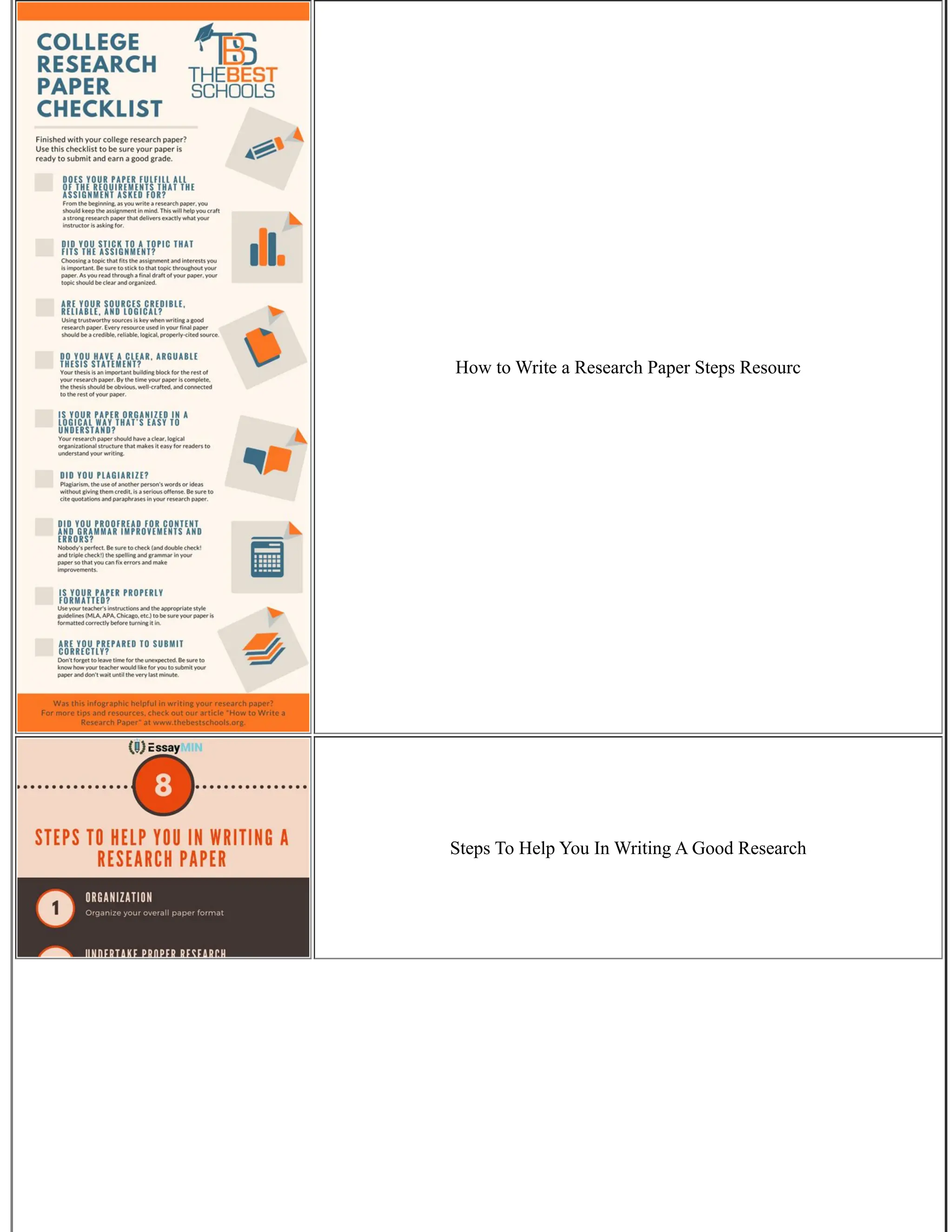 How to Write a Research Paper Steps Resourc
Steps To Help You In Writing A Good Research
 