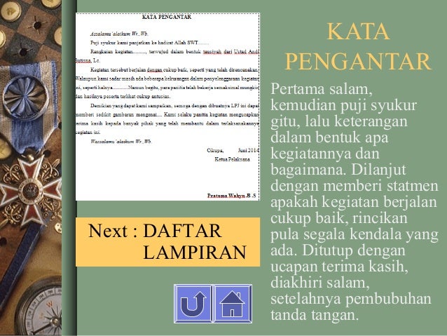 Step to make Proposal dan LPJ