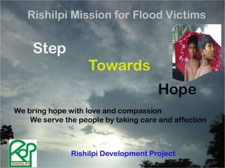 Step toward hope