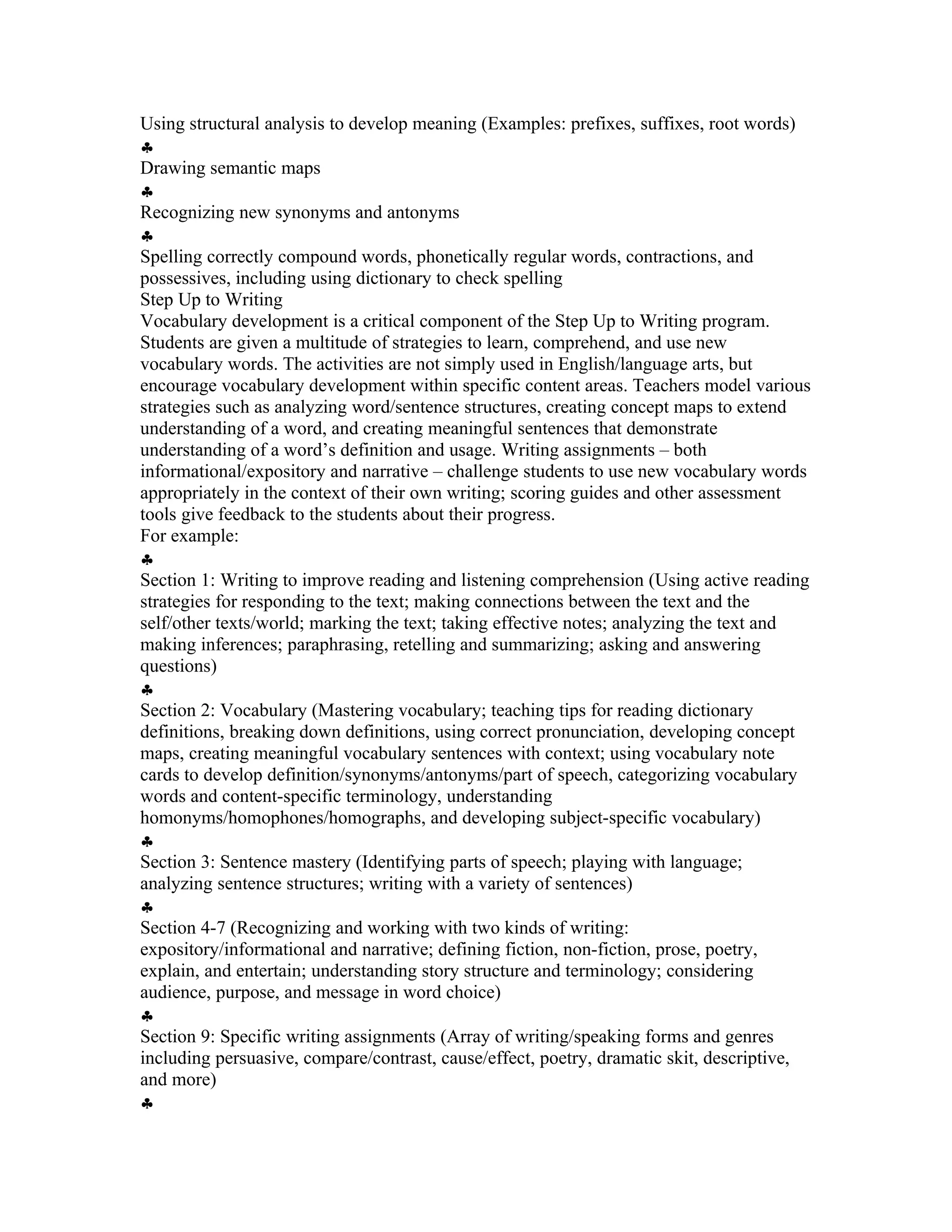 Step Up To Writing Program Provides Effective | PDF