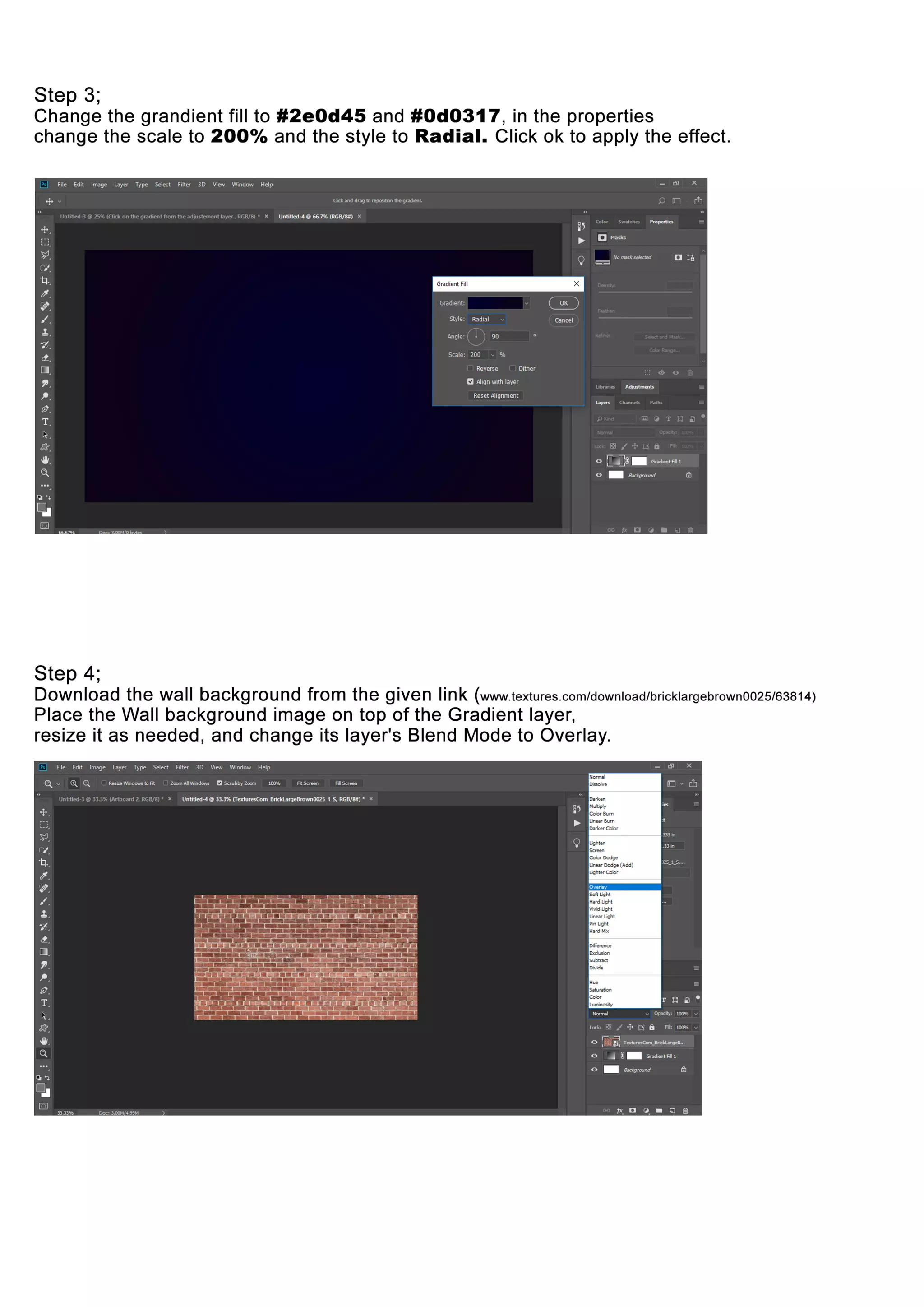 How to create Frost Neon Effect in Photoshop?