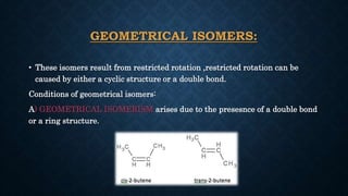some concepts of stereochemistry | PPTX