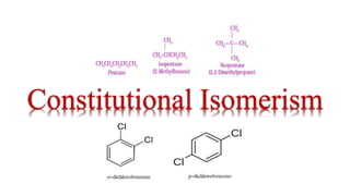 Constitutional Isomerism
 