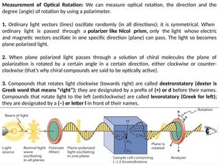Difference Between Optical Rotation And Specific Rotation What is stereochemistry? how to understand stereochemistry..pptx