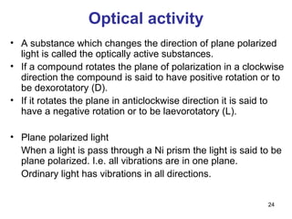 Optically Active Def Stereo chemistry and kinetic molecular theory | PPT