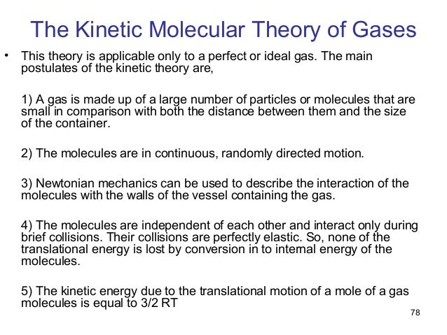 kinetic molecular theory