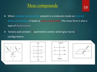 Meso Form Example Stereochemistry (optical isomerism) | PPTX