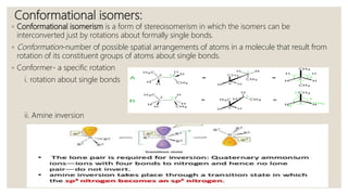 Interconverted Stereoisomerism and its kinds | PPTX