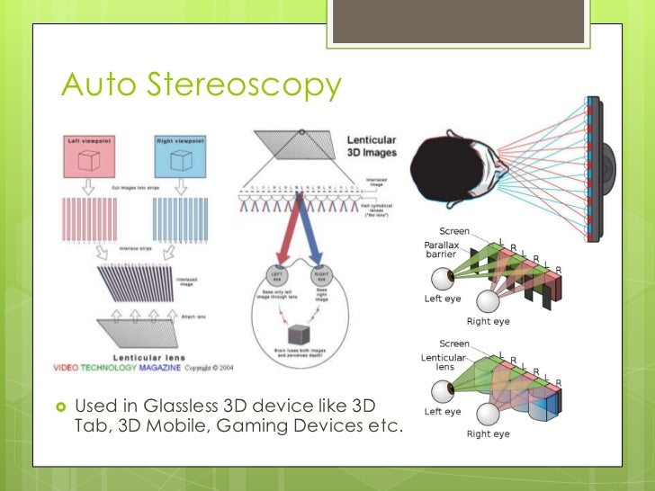 Stereoscopy Stereoscopy