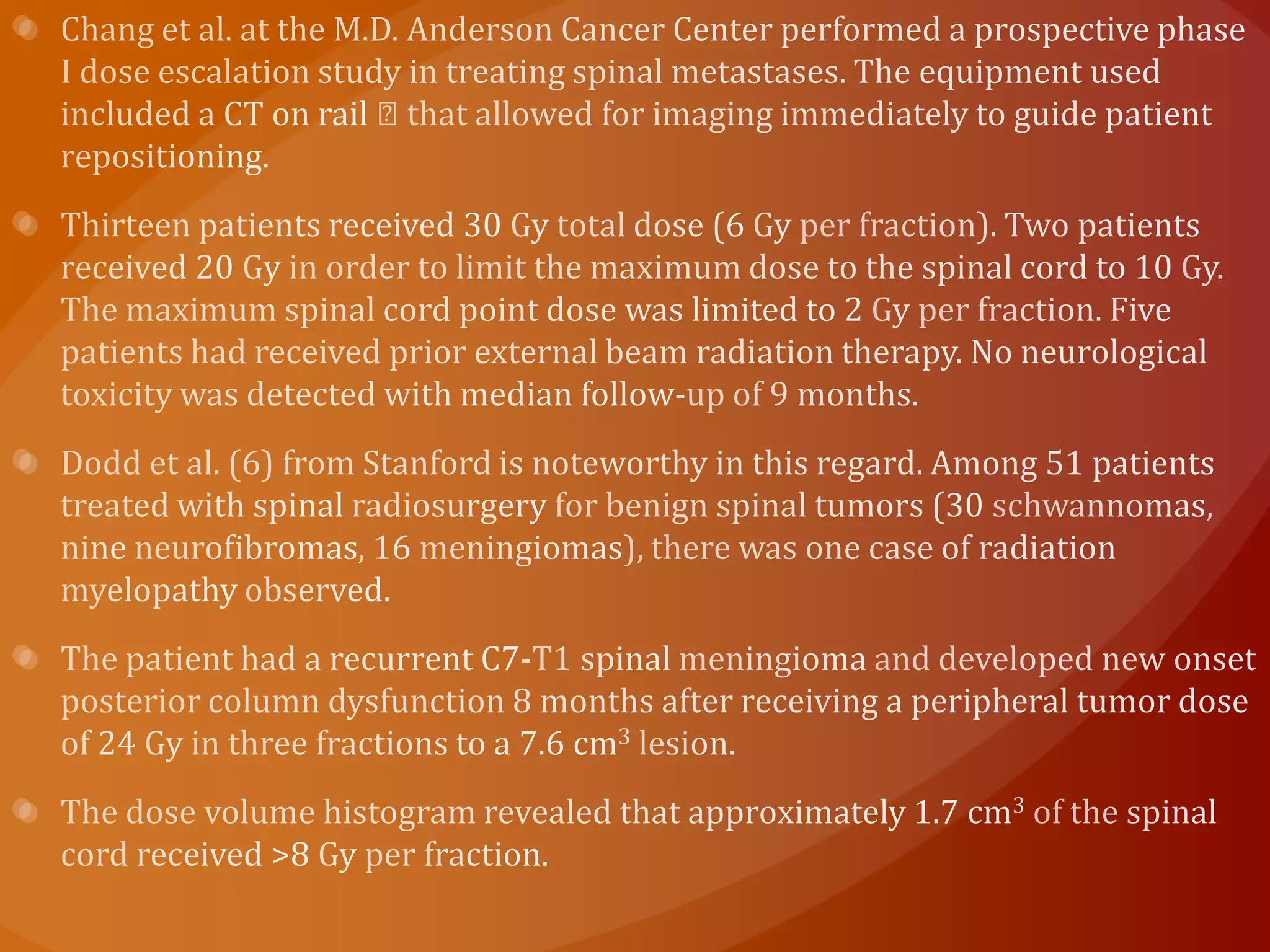 Stereotactic body radiation therapy