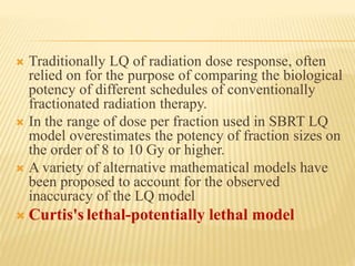 Stereotactic body radiotherapy | PPTX