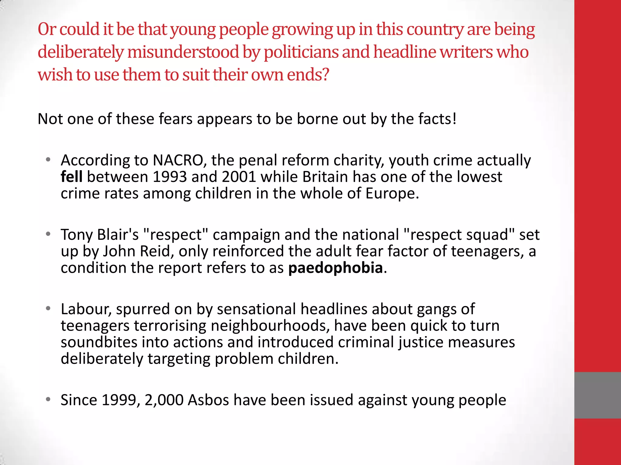 Is this the face of British Teenagers?