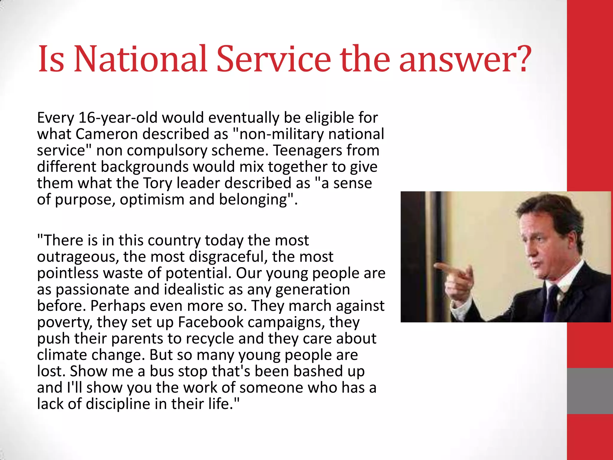 What is the biggest issue facing young people today?guardian.co.uk 15 April 2009 