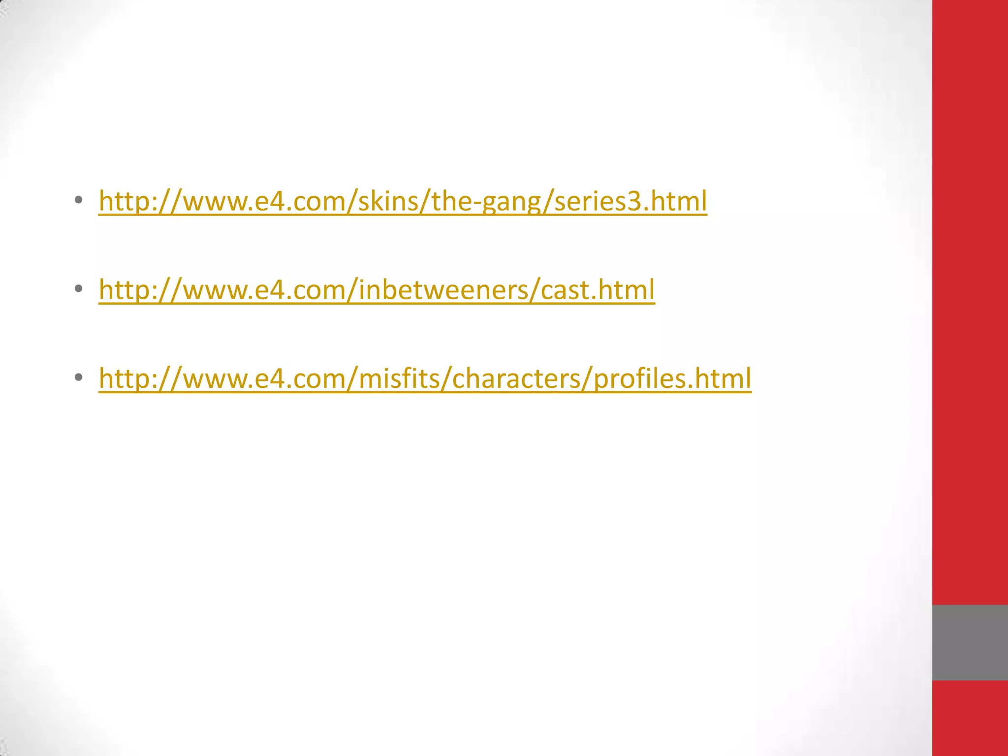 Media CampaignsMedia coverage of the real causes of destructive youth behaviour have received a grossly disproportionate degree of coverage compared with shocking, headline grabbing incidences of extreme anti-social behaviour. For instance, The Sun's ‘broken Britian' campaign routinely highlights such incidences and describes children in such a manner, as does The Daily Mail and The Telegraph.