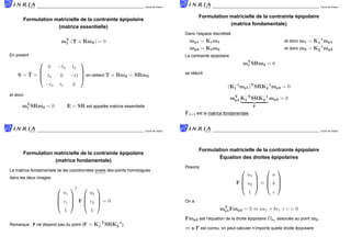 Discretise Stereovision note de cours | PDF