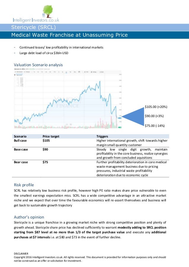stericycle unassuming srcl