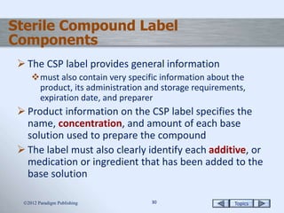 Consticlear Label Medication Orders and Labeling | PPTX