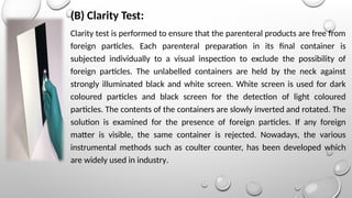 Sterile Dosage Forms PPTx. S.Y D-Pharm. | PPTX