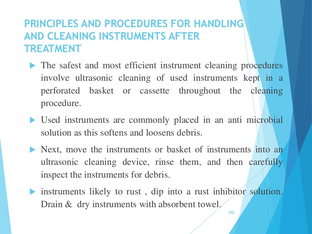 Sterilization and disinfection in dentistry