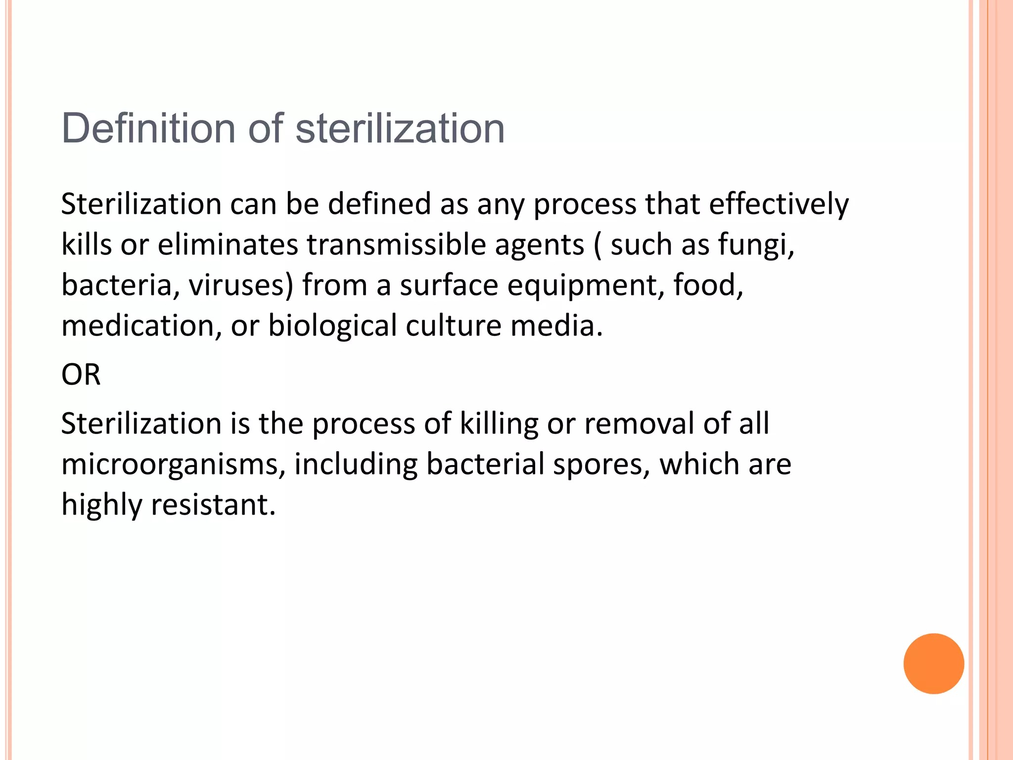 Sterilization | PPTX