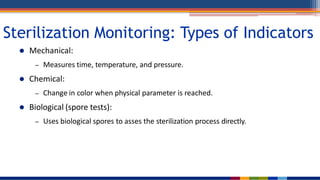 Strlization Machine Parameters Sterilization and disinfection in prosthodontics | PPTX