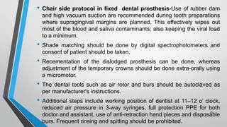 STERILIZATION IN PROSTHODONTICS | PPTX