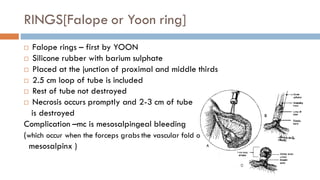 STERILIZATION obg mbbs final year - phase 3, part 2 | PDF