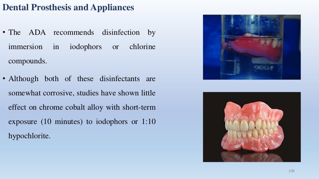 Sterilization and Disinfection in Prosthodontics