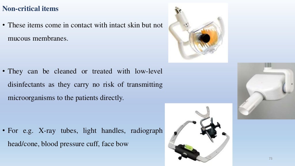 Sterilization and Disinfection in Prosthodontics