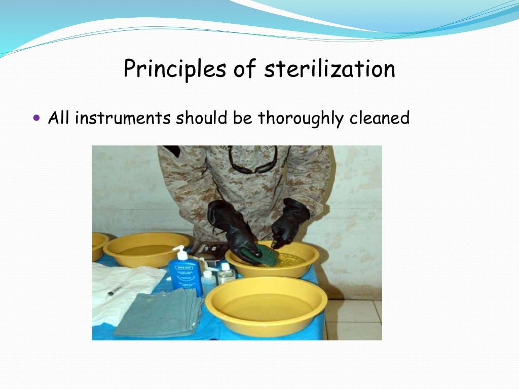 Sterilization and disinfection