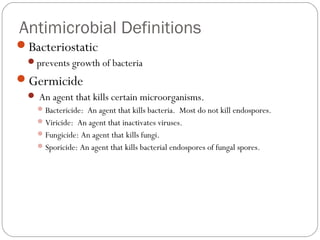 Sterilization and disinfection | PPT