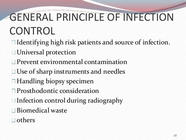 Infection control in dentistry slideshare