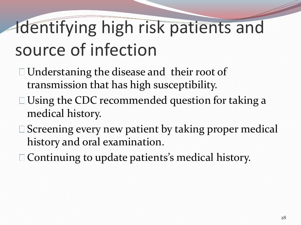 infection control in dentistry