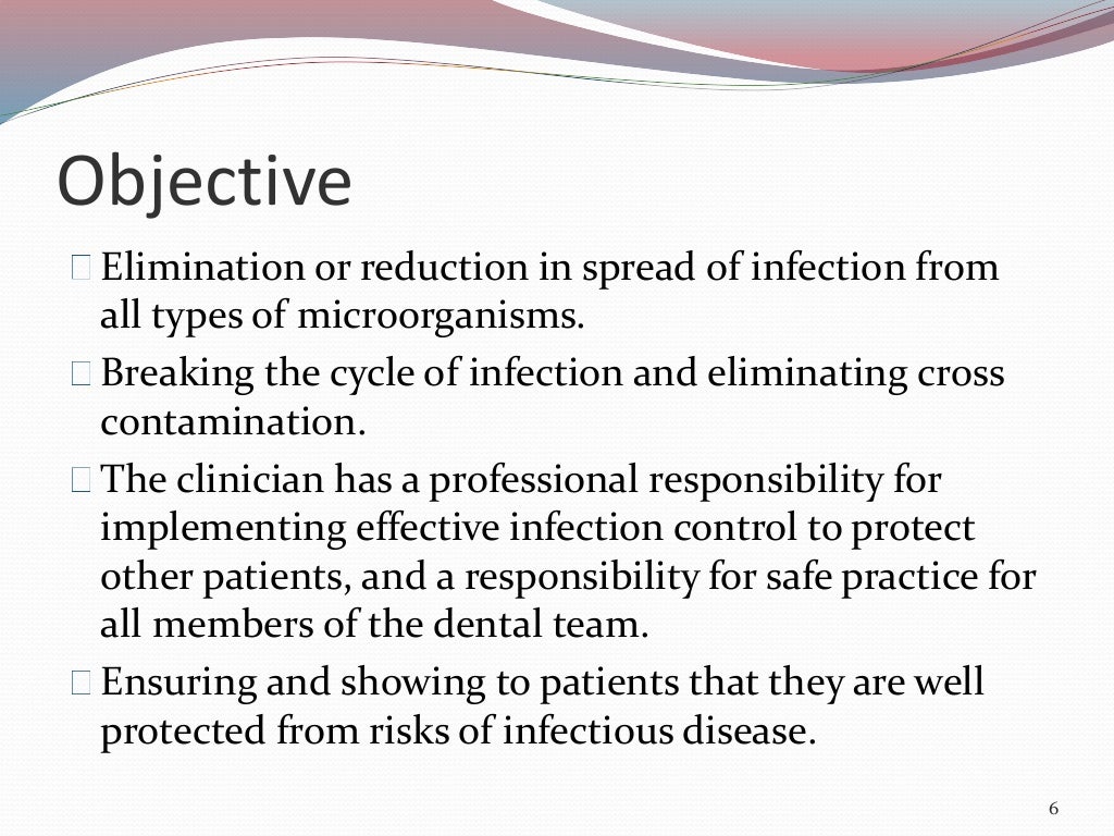 infection control in dentistry