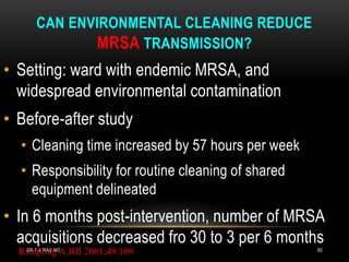 Clean Mrsa Sterilization and disinfection in health care.pptx